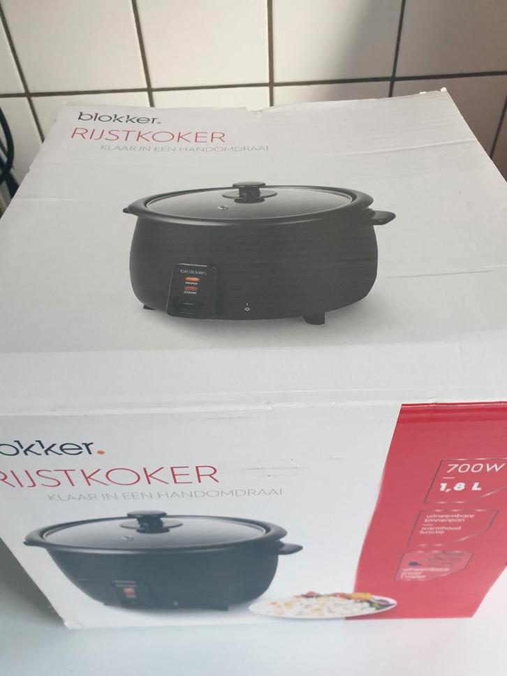 Blokker Rijstkoker ongebruikt, Witgoed en Apparatuur, Rijstkokers, Nieuw, Ophalen