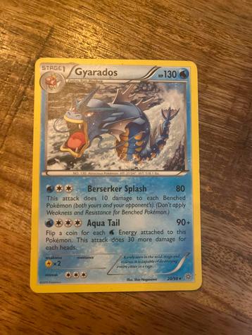 Pokemon Kaart: Gyarados - 130 HP beschikbaar voor biedingen