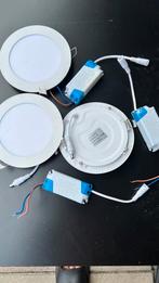 3x LED Plafondlamp 9W Nieuw, Ophalen of Verzenden, Nieuw, Kunststof
