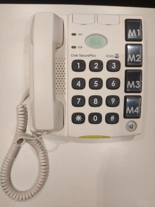Seniorentelefoon met alarmfunctie/pols- handzender, Telecommunicatie, Vaste telefoons | Niet Draadloos, Zo goed als nieuw, Ophalen of Verzenden