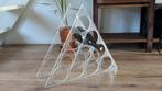 Wijnrek plexiglas, Ophalen, Kunststof, 5 tot 15 flessen, Zo goed als nieuw