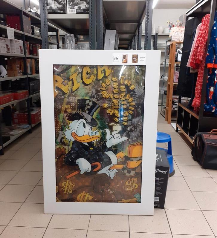 Glas schilderij 80x120 cm, Huis en Inrichting, Woonaccessoires | Schilderijen, Tekeningen en Foto's, Nieuw, Schilderij, Ophalen