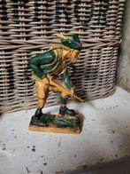 Vintage  Jager Beeldje, Verzamelen, Ophalen of Verzenden, Gebruikt, Mens