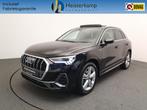 Audi Q3 35 TFSI 150pk S-Tronic S-Line Panoramadak, Virtual c, Auto's, 12 maanden, 15 km/l, Zwart, 4 cilinders