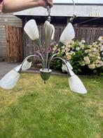 Hang lamp met 7 bollen, Ophalen, Gebruikt, Glas, Minder dan 50 cm