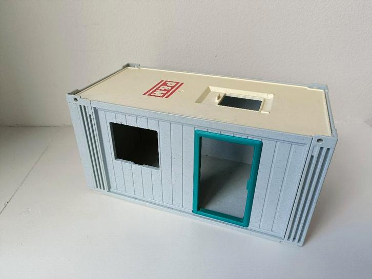 playmobil trailer / container / bouwkeet, Kinderen en Baby's, Speelgoed | Playmobil, Gebruikt, Los playmobil, Ophalen of Verzenden