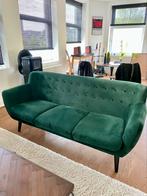 Dark Green Velvet Couch, Overige materialen, 150 cm of meer, Zo goed als nieuw, Ophalen
