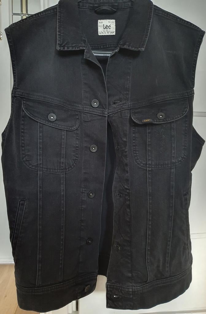 Lee vintage waiscoat, Kleding | Heren, Bodywarmers, Ophalen of Verzenden, Zo goed als nieuw, Zwart