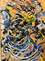 Groot Abstract Schilderij uit 1958!, Ophalen of Verzenden