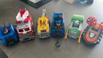 6 grotere paw patrol wagens + poppetjes, Ophalen, Zo goed als nieuw