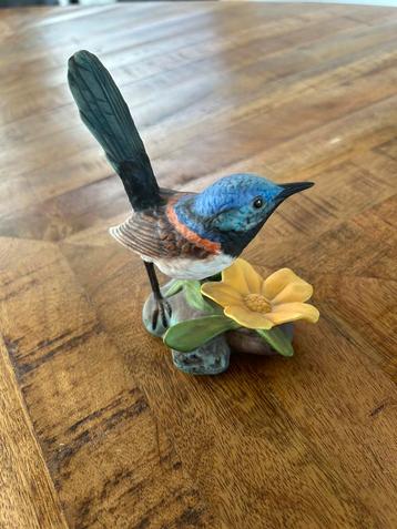 Porseleinen vogel (Fairy Wren) van Franklin Mint beschikbaar voor biedingen