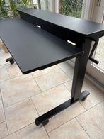 In hoogte verstelbaar zit sta bureau, Huis en Inrichting, Bureaus, Ophalen, In hoogte verstelbaar, Gebruikt, Stabureau