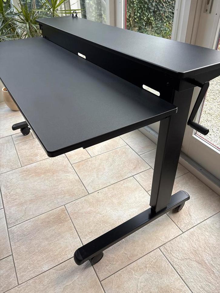 In hoogte verstelbaar zit sta bureau, Huis en Inrichting, Bureaus, Gebruikt, Stabureau, In hoogte verstelbaar, Ophalen