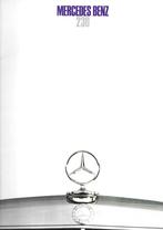 Mercedes Benz 230 benzine auto brochure, Verzenden, Zo goed als nieuw, Mercedes