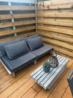 Loungebank, Ophalen of Verzenden, Gebruikt, Hout, Bank