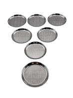 WMF, 7 geometrische onderzetters,  waarvan 1 grote voor fles, Ophalen of Verzenden, Gebruikt, Glas of Kopje