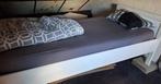 Senioren bed  met elect. bodem 90 x 200 OPHALEN GORCUM, Huis en Inrichting, Ophalen, 90 cm, Eenpersoons, Wit
