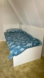 IKEA bed, Huis en Inrichting, Slaapkamer | Bedden, Gebruikt, Eenpersoons, 140 cm, Wit