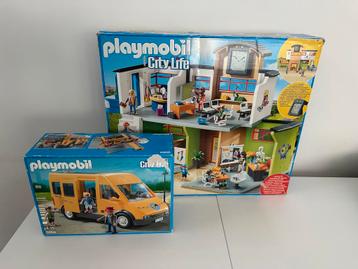 Playmobil School en bus beschikbaar voor biedingen