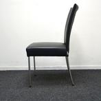 Bert Plantagie Design Stoelen | Eetkamerstoelen | Zwart Leer, Huis en Inrichting, Stoelen, Gebruikt, -, Zwart, -