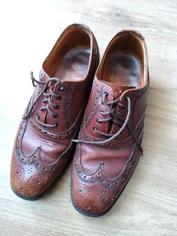 Bruin leren schoenen maat 40 beschikbaar voor biedingen