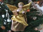 Lief kerst engeltje  goudkleurige, Diversen, Kerst, Ophalen of Verzenden, Zo goed als nieuw