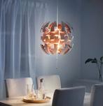 Mooie hanglamp, wit-brons, Huis en Inrichting, Lampen | Hanglampen, Ophalen, Zo goed als nieuw, Kunststof, Minder dan 50 cm