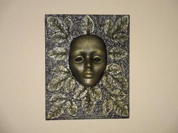 Face of Nature, unieke Gothic wanddecoratie, duistere natuur beschikbaar voor biedingen
