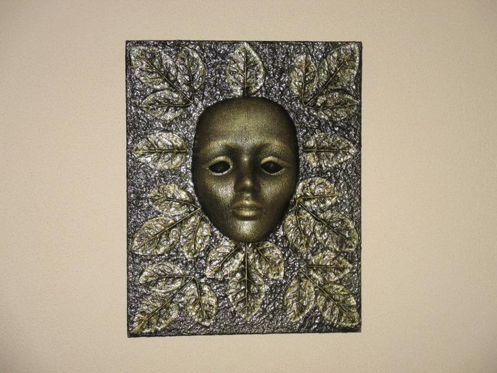 Face of Nature, unieke Gothic wanddecoratie, duistere natuur, Huis en Inrichting, Woonaccessoires | Wanddecoraties, Nieuw, Ophalen of Verzenden