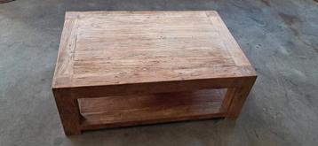 Massief eiken salontafel 120x80 cm 45cm hoog beschikbaar voor biedingen