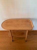 Theewagen, Huis en Inrichting, Tafels | Bijzettafels, Minder dan 55 cm, Gebruikt, Ophalen of Verzenden, Hout
