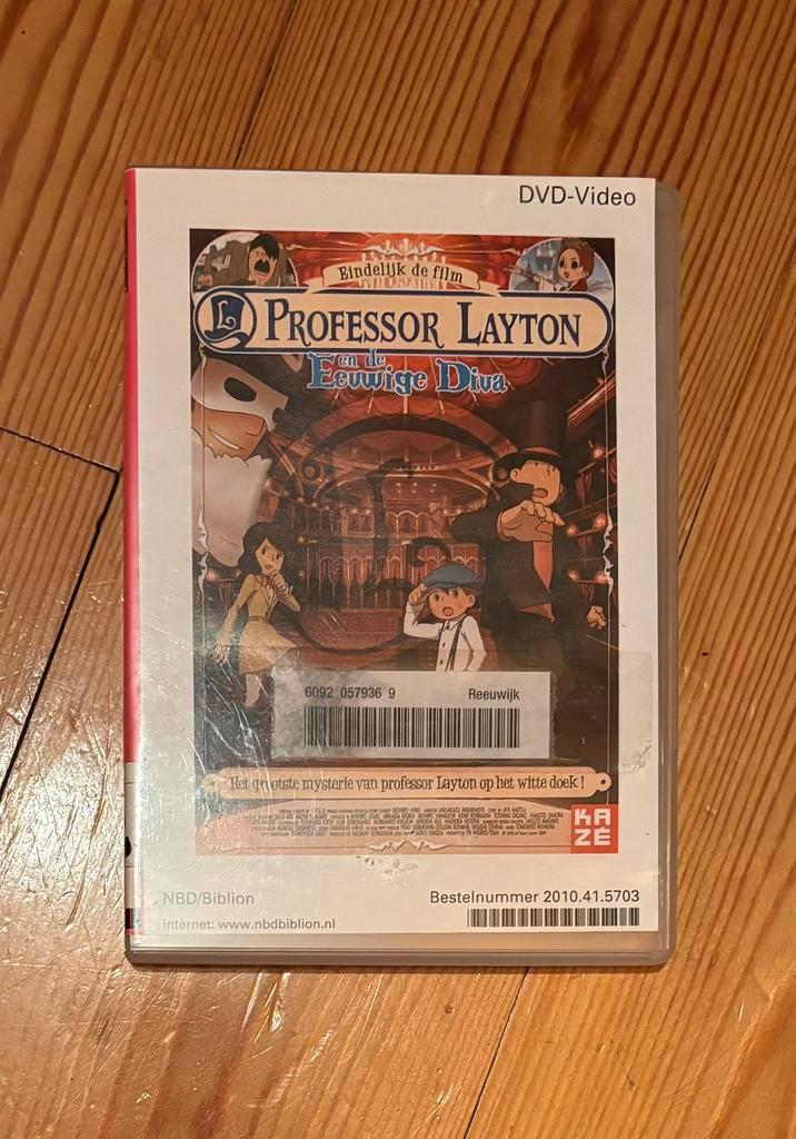 Professor Layton en de eeuwige diva, Cd's en Dvd's, Dvd's | Tekenfilms en Animatie, Gebruikt, Anime (Japans), Tekenfilm, Vanaf 6 jaar