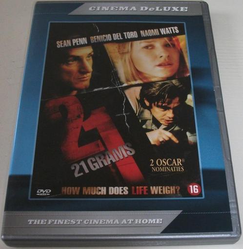 Dvd *** 21 GRAMS *** Alejandro González Iñárritu, Cd's en Dvd's, Dvd's | Filmhuis, Zo goed als nieuw, Overige gebieden, Vanaf 16 jaar