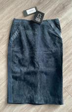 Blauw Suède / leren rok Mart Visser maat 34  Nieuw, Ophalen of Verzenden, Zo goed als nieuw, Knielengte, Maat 34 (XS) of kleiner