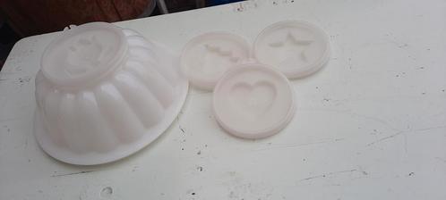 Tupperware jello-vorm met verschillende opzetdeksels., Huis en Inrichting, Keuken | Tupperware, Zo goed als nieuw, Overige typen