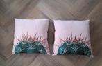 2 kussens cactus, Ophalen of Verzenden, Zo goed als nieuw, Roze, Vierkant