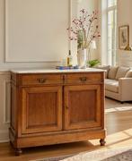 Antiek dressoir marmer blad, Ophalen, Zo goed als nieuw, 25 tot 50 cm