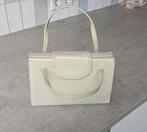 Vintage leren dames handtasje met handschoenen, Ophalen of Verzenden, Dames