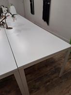 Witte Ikea tafel eettafel hobbytafel 75x125 cm, Huis en Inrichting, Tafels | Eettafels, Ophalen, Gebruikt, Rechthoekig, 50 tot 100 cm