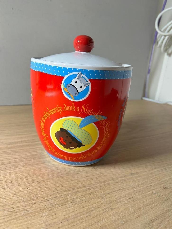 Sinterklaas & Piet Voorraadpot, Diversen, Sinterklaas, Zo goed als nieuw, Ophalen of Verzenden