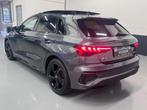 Audi A3 Sportback 35 TFSI S edition Pano/Carplay/Matrix, Zwart, 4 cilinders, 150 pk, Leder en Stof