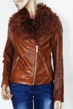 GOOSECRAFT leren jasje maat S, Verzenden, Zo goed als nieuw, Maat 36 (S), Bruin