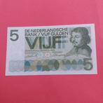 5 gulden vondel I uit 1966 In AUNC, Postzegels en Munten, Bankbiljetten | Nederland, Ophalen of Verzenden, 5 gulden, Los biljet