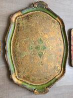 2 Prachtige zeldzame antieke Art Nouveau dienbladen €49, Ophalen of Verzenden