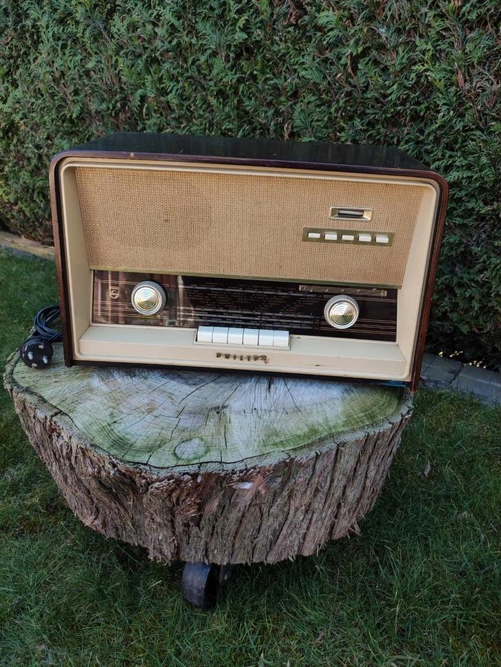 Vintage Philips Radio - Jaren 60, Audio, Tv en Foto, Radio's, Gebruikt, Radio, Ophalen of Verzenden
