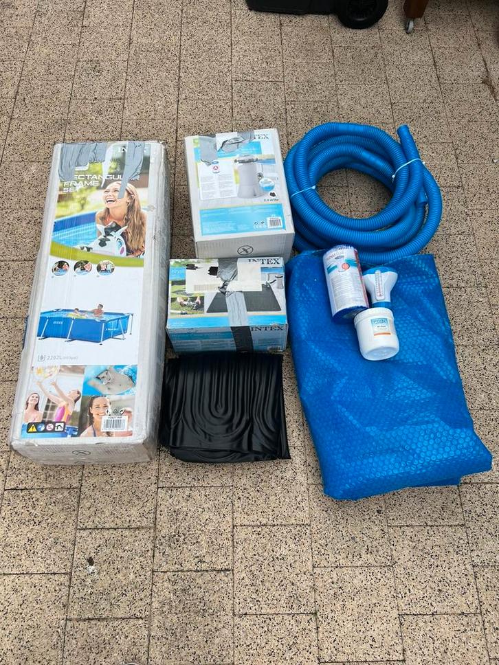 Zwembad Intex 2,60x1,60 compleet set! Met verwarming!, Tuin en Terras, Zwembaden, Gebruikt, Opzetzwembad, Minder dan 80 cm, 200 tot 400 cm