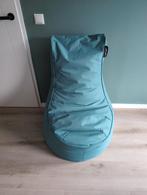 Blauwgroene Lebel Zitzak, Huis en Inrichting, Zitzakken, Ophalen, Gebruikt, Blauw, Zitzak