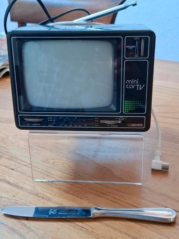 Mini Car TV Aspertech - Jaren 90 - Werkend beschikbaar voor biedingen