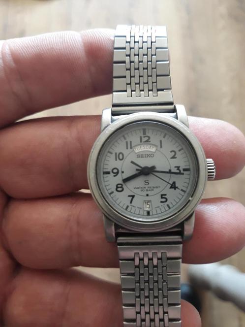 3 Seiko horloges, Sieraden, Tassen en Uiterlijk, Horloges | Heren, Gebruikt, Polshorloge, Seiko, Staal, Staal, Ophalen of Verzenden