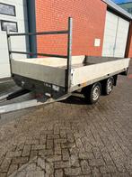 PLATEAUAANHANGER PLATEAU TANDEMASSER, Auto diversen, Aanhangers en Bagagewagens, Ophalen, Gebruikt